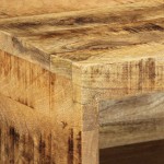 vidaXL Dulap TV montat pe perete 40x30x19 cm, lemn masiv de mango brut