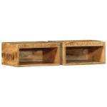 vidaXL Dulapuri TV montate pe perete, 2 buc., lemn masiv de mango brut vidaXL Dulapuri TV montate pe perete, 2 buc., lemn masiv de mango brut