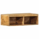 vidaXL Dulap TV montat pe perete 60x30x19 cm, lemn masiv de mango brut