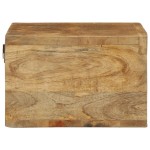 vidaXL Dulap TV montat pe perete 60x30x19 cm, lemn masiv de mango brut