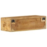 vidaXL Dulap TV montat pe perete 60x30x19 cm, lemn masiv de mango brut