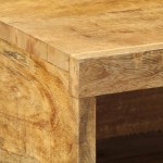 vidaXL Dulap TV montat pe perete 60x30x19 cm, lemn masiv de mango brut