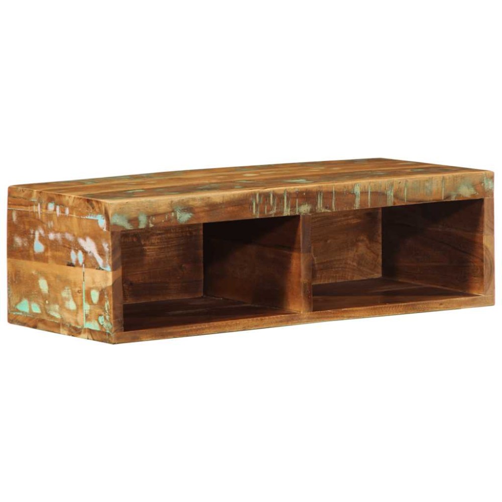 vidaXL Dulap TV montat pe perete 60x30x19 cm, lemn masiv reciclat