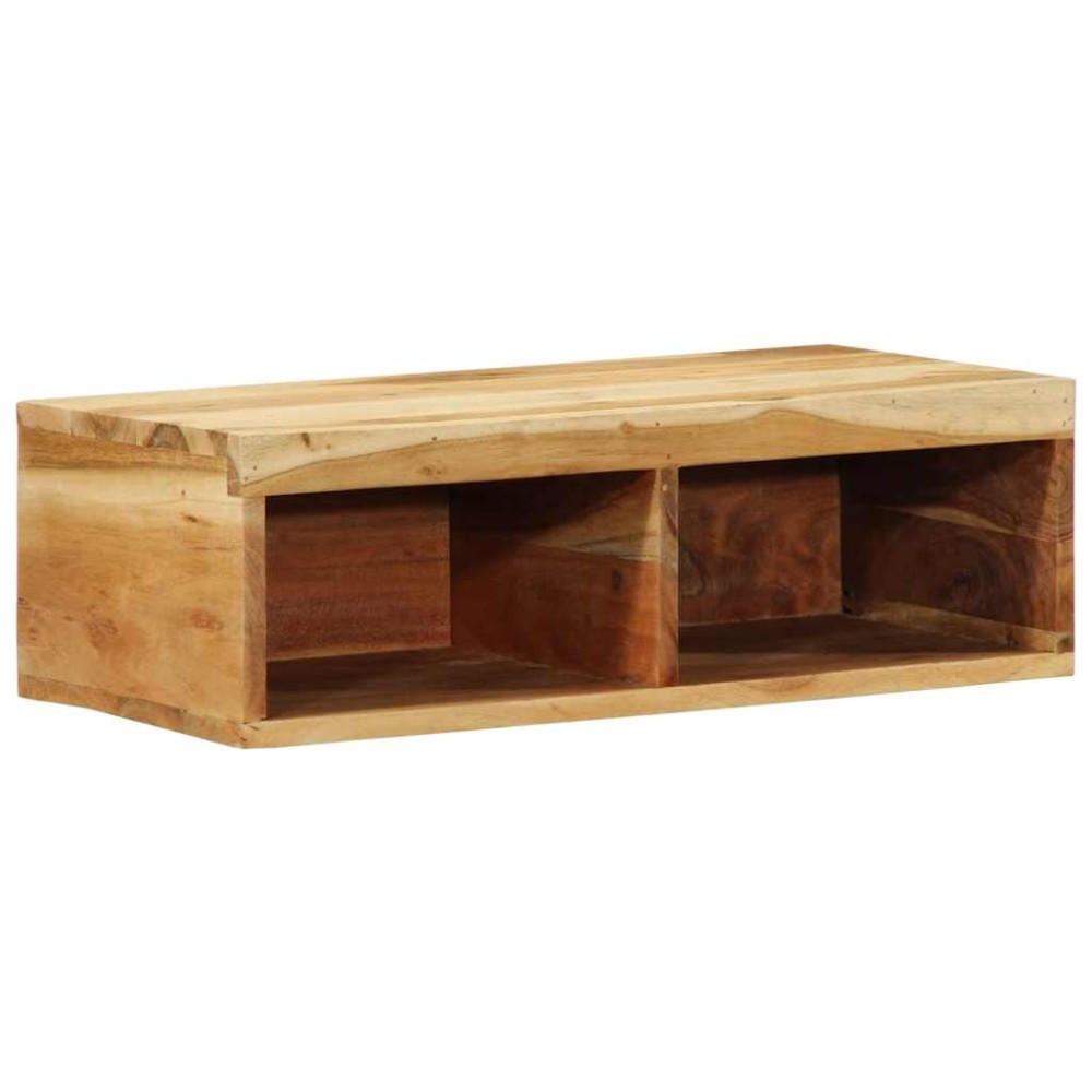 vidaXL Dulap TV montat pe perete 60x30x19 cm, lemn masiv de acacia