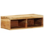 vidaXL Dulap TV montat pe perete 60x30x19 cm, lemn masiv de acacia vidaXL Dulap TV montat pe perete 60x30x19 cm, lemn masiv de acacia
