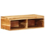 vidaXL Dulap TV montat pe perete 60x30x19 cm, lemn masiv de acacia vidaXL Dulap TV montat pe perete 60x30x19 cm, lemn masiv de acacia