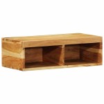vidaXL Dulap TV montat pe perete 60x30x19 cm, lemn masiv de acacia vidaXL Dulap TV montat pe perete 60x30x19 cm, lemn masiv de acacia