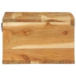 vidaXL Dulap TV montat pe perete 60x30x19 cm, lemn masiv de acacia vidaXL Dulap TV montat pe perete 60x30x19 cm, lemn masiv de acacia