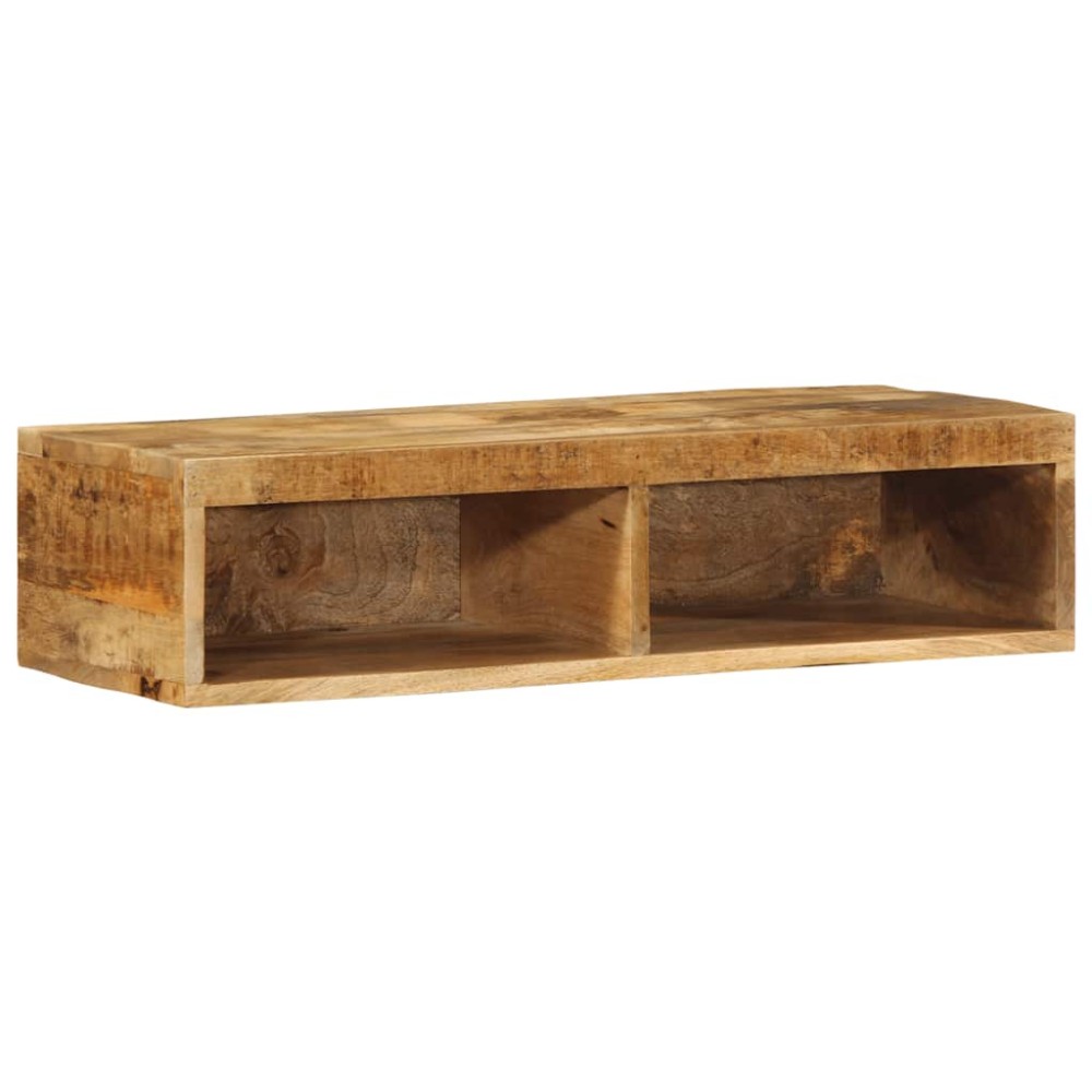vidaXL Dulap TV montat pe perete 80x30x19 cm, lemn masiv de mango brut