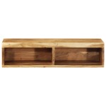 vidaXL Dulap TV montat pe perete 80x30x19 cm, lemn masiv de acacia
