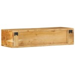 vidaXL Dulap TV montat pe perete 80x30x19 cm, lemn masiv de acacia