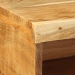 vidaXL Dulap TV montat pe perete 80x30x19 cm, lemn masiv de acacia