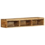 vidaXL Dulap TV montat pe perete 100x30x19 cm lemn masiv de mango brut