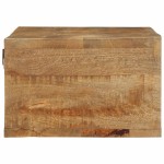 vidaXL Dulap TV montat pe perete 100x30x19 cm lemn masiv de mango brut