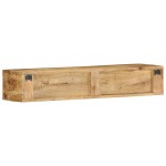 vidaXL Dulap TV montat pe perete 100x30x19 cm lemn masiv de mango brut