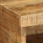 vidaXL Dulap TV montat pe perete 100x30x19 cm lemn masiv de mango brut