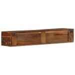 vidaXL Dulap TV montat pe perete 100x30x19 cm, lemn masiv reciclat