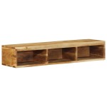 vidaXL Dulap TV montat pe perete 100x30x19 cm, lemn masiv reciclat