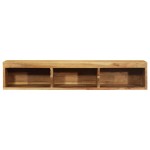 vidaXL Dulap TV montat pe perete 100x30x19 cm, lemn masiv reciclat