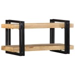 vidaXL Raft de perete 70x33x35 cm lemn masiv de mango