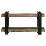 vidaXL Raft de perete din lemn masiv multicolor recuperat