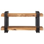 vidaXL Raft de perete 70x33x35 cm din lemn masiv de salcâm