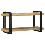 vidaXL Raft de perete 90x33x45 cm lemn masiv de mango
