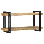 vidaXL Raft de perete 90x33x45 cm lemn masiv de mango