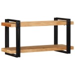 vidaXL Raft de perete 90x33x45 cm din lemn masiv de salcâm vidaXL Raft de perete 90x33x45 cm din lemn masiv de salcâm