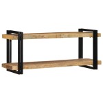vidaXL Raft de perete 110x33x45 cm lemn masiv de mango
