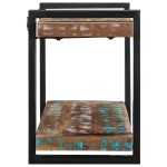 vidaXL Raft de perete din lemn masiv multicolor recuperat