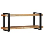 vidaXL Raft de perete 110x33x45 cm din lemn masiv de salcâm