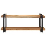 vidaXL Raft de perete 110x33x45 cm din lemn masiv de salcâm