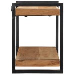 vidaXL Raft de perete 110x33x45 cm din lemn masiv de salcâm