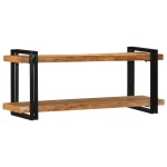 vidaXL Raft de perete 110x33x45 cm din lemn masiv de salcâm