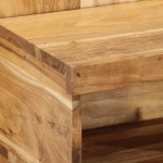 vidaXL Noptieră, 50x27x50 cm, lemn masiv de acacia