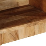 vidaXL Noptieră, 50x27x50 cm, lemn masiv de acacia