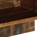vidaXL Noptiera multicolor 50x27x50 cm lemn masiv recuperat