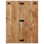 vidaXL Noptieră, 60x32x80 cm, lemn masiv de acacia