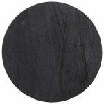 vidaXL Masă laterală neagră Ø40x40 cm lemn masiv de mango vidaXL Masă laterală neagră Ø40x40 cm lemn masiv de mango