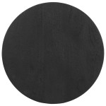 vidaXL Masă laterală neagră Ø50x40 cm lemn masiv de mango vidaXL Masă laterală neagră Ø50x40 cm lemn masiv de mango