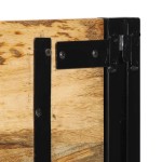 vidaXL Tăblie 120 cm lemn masiv de mango și fier