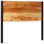 vidaXL Tăblie 120 cm lemn masiv de salcâm și fier