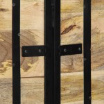 vidaXL tăblie 140 cm lemn masiv de mango și fier