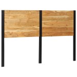 vidaXL Tăblie 160 cm din lemn masiv de salcâm și fier