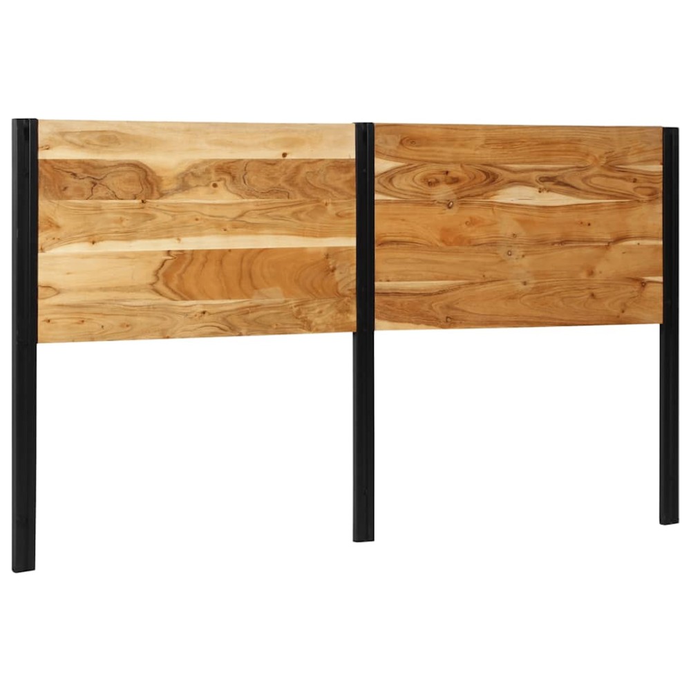 vidaXL Tăblie 180 cm lemn masiv de salcâm și fier