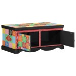 vidaXL Masuta de cafea multicolora 90x50x40 cm lemn masiv de mango