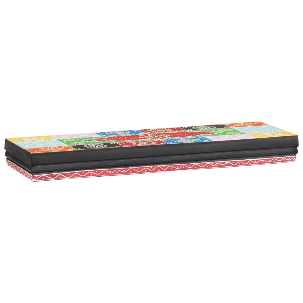 vidaXL Rafturi de perete cu raft 2 pcs Multicolour 60 x 20 x 6 cm