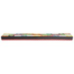 vidaXL Rafturi de perete cu raft 2 pcs Multicolour 100 x 20 x 6 cm vidaXL Rafturi de perete cu raft 2 pcs Multicolour 100 x 20 x 6 cm
