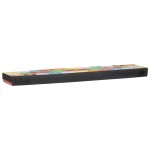 vidaXL Rafturi de perete cu raft 2 pcs Multicolour 100 x 20 x 6 cm vidaXL Rafturi de perete cu raft 2 pcs Multicolour 100 x 20 x 6 cm